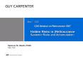 CAS Seminar on Reinsurance 2007 Hidden Risks in ReInsurance Systemic Risks and Accumulation: