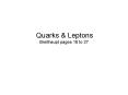 Quarks