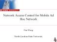 Network Access Control for Mobile Ad Hoc Network