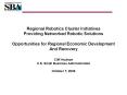 Regional Robotics Cluster Initiatives