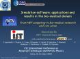 Simulation software: applications and results in the biomedical domain From HEP computing to biomedi