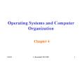 Operating Systems and Computer Organization