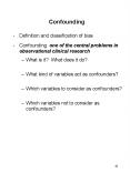 Confounding