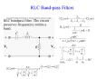 RLC Bandpass Filters
