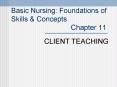 Basic Nursing: Foundations of Skills