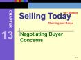 Negotiating Buyer Concerns