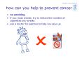 how can you help to prevent cancer