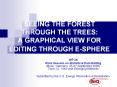 SEEING THE FOREST THROUGH THE TREES: A GRAPHICAL VIEW FOR EDITING THROUGH ESPHERE