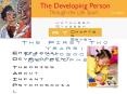 The First Two Years: Psychosocial Development