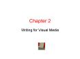Writing for Visual Media