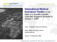 International Medical Insurance Tender on the basis of a concrete example: Julius Br Singapore Renew