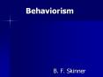 Behaviorism