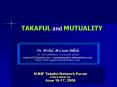 TAKAFUL and MUTUALITY