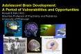 Adolescent Brain Development: A Period of Vulnerabilities and Opportunities Ronald E Dahl, M'D' Stau