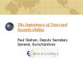 The Importance of Trust and Security Online