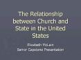 The Relationship between Church and State in the United States