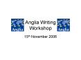 Anglia Writing Workshop