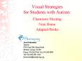 Visual Strategies for Students with Autism: