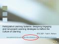 Participative Learning Systems: Designing Engaging and Convergent Learning Strategies to Reflect the