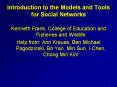Introduction to the Models and Tools for Social Networks