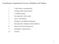 Chapter 6 LongDistance Communication Carriers, Modulation, And Modems