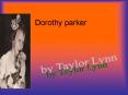 Dorothy parker