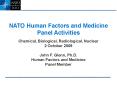 NATO Human Factors and Medicine Panel Activities