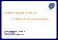 Venture Capital in the US: A machine for business building