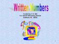 Written Numbers