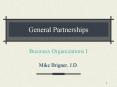 General Partnerships