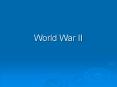 World War II
