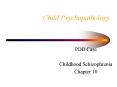Child Psychopathology