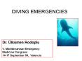 DIVING EMERGENCIES