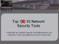 Top 100 50 Network Security Tools