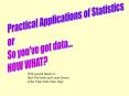 Qualitative (Categorical) Data