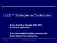 LEED Strategies in Construction