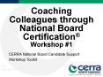 Coaching Colleagues through National Board Certification Workshop