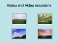 Alatau and Aktau mountains