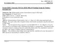 Project IEEE: Networks WPANs IEEE P802'15 Working Group for Wireless Personal Area