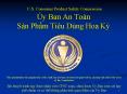 U'S' Consumer Product Safety Commission y Ban An Ton Sn Phm Tiu Dng Hoa K