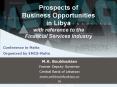Prospects of Business Opportunities in Libya with reference to the Financial Services Industry