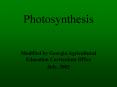 Photosynthesis