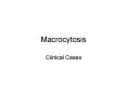 Macrocytosis
