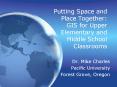 Putting Space and Place Together: GIS for Upper Elementary and Middle School Classrooms