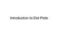Introduction to Dot Plots