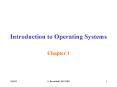 Introduction to Operating Systems
