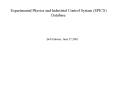 Experimental Physics and Industrial Control System EPICS Database
