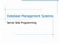 Database Management Systems