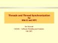 Threads and Thread Synchronization for Win32 and MFC