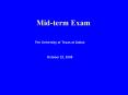Midterm Exam
